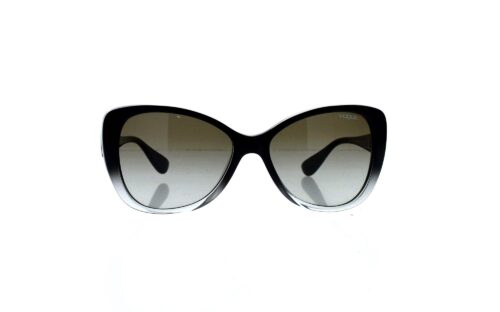 Vogue VO2819S 1880-8E - Top Black Gradient Grey Transparent-Green Gradient by Vogue for Women - 58-16-135 mm Sunglasses