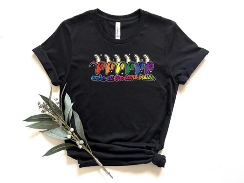 We're All The Same Inside shirt 100% Cotton T-shirt High Quality